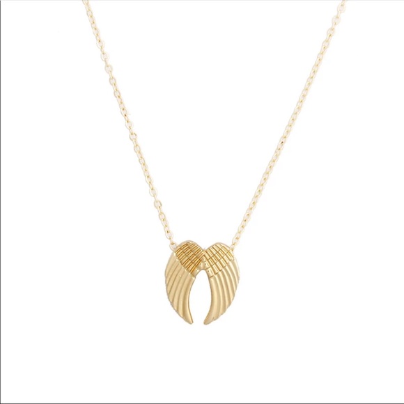 Heavenly Angel Wings Necklace - Picture 3 of 4